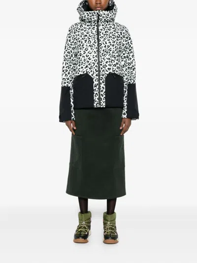 Rossignol Leopard-print Jacket In White