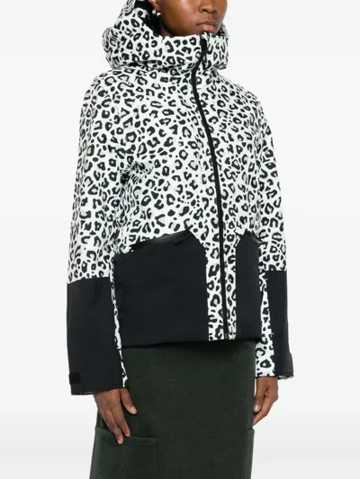 Rossignol Leopard-print Jacket In White