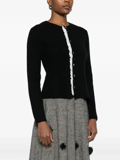 A Tentative Atelier Button-up Cardigan In Black