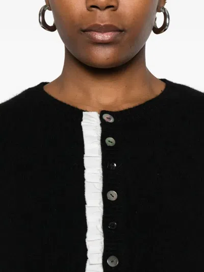 A Tentative Atelier Button-up Cardigan In Black