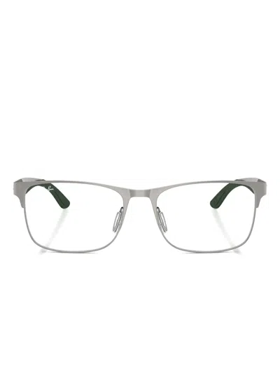 Ray Ban Eckige Rb7550 Brille In Gray