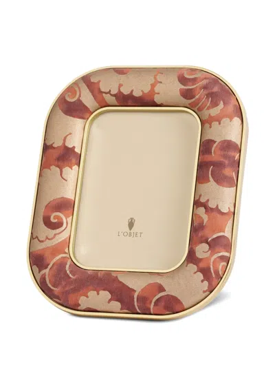 L'objet Fortuny Rue Jacob Frame (18cm X 13cm) In Brown