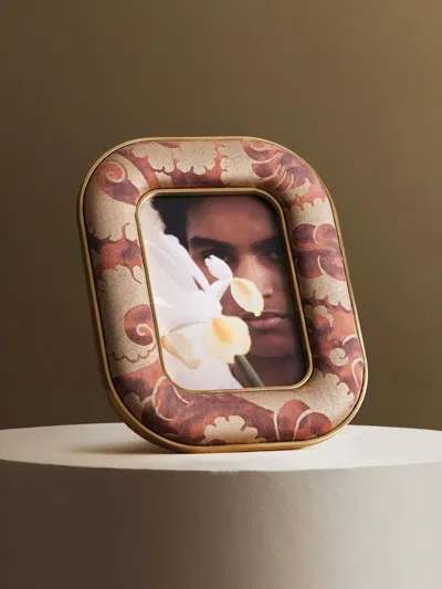 L'objet Fortuny Rue Jacob Frame (18cm X 13cm) In Brown