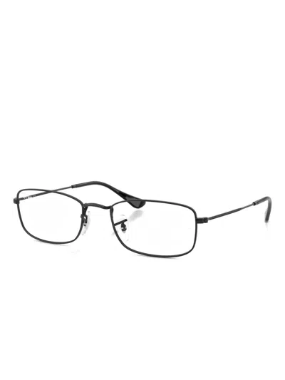 Ray Ban Rectangle-frame Glasses In Black