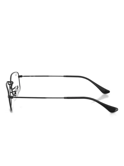 Ray Ban Rectangle-frame Glasses In Black