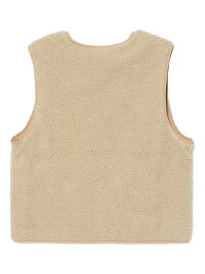 Chocoolate Weste Mit Logo-patch In Brown