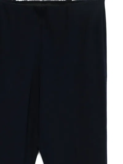 Le Tricot Perugia Elasticated-waist Pants In Black