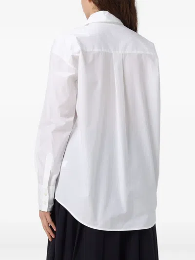 Fabiana Filippi Women's Cotton Poplin Shirt In White