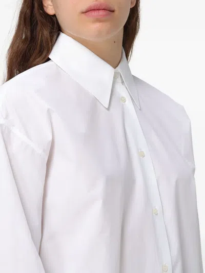 Fabiana Filippi Women's Cotton Poplin Shirt In White