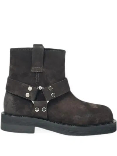 3juin Steve 020 Soul Studded Boots In Brown