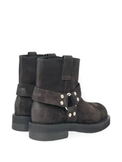 3juin Steve 020 Soul Studded Boots In Brown