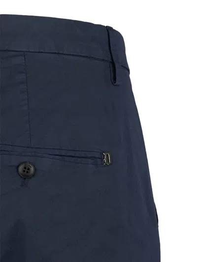 Dondup Gaubert Button Trousers In Blue