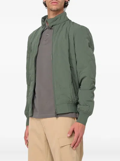 Save The Duck Quilted Stream Jacket In Green