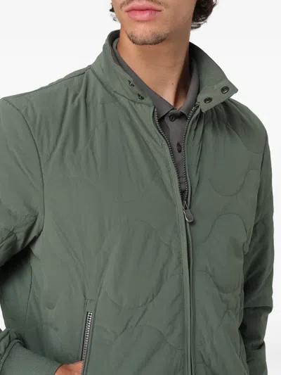 Save The Duck Quilted Stream Jacket In Green