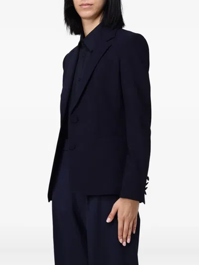 Dondup Button Blazer In Black