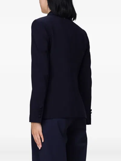 Dondup Button Blazer In Black