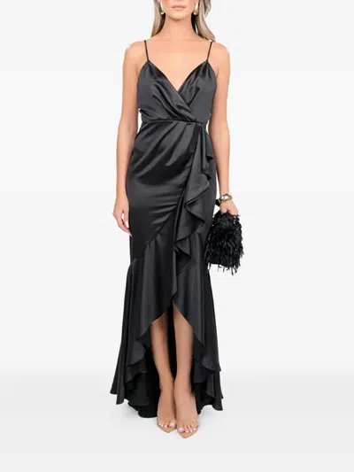 MARBELLA 荷叶边超长连衣裙