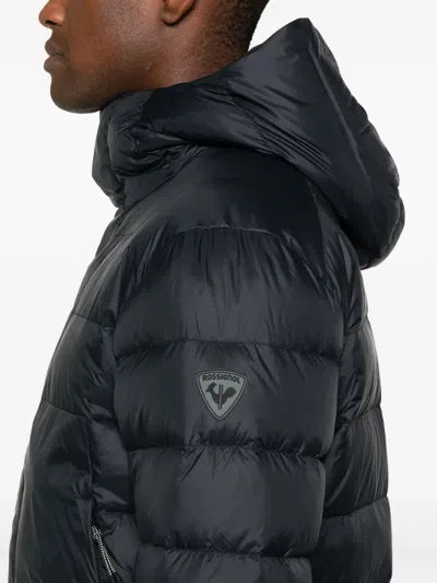 Rossignol Hooded Aretu Down Jacket In Black