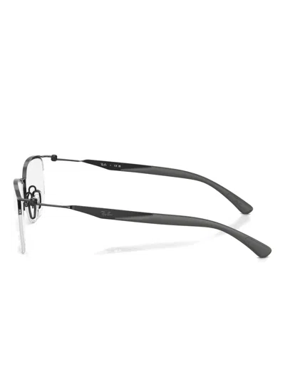 Ray Ban Brille Mit Eckigem Gestell In Black