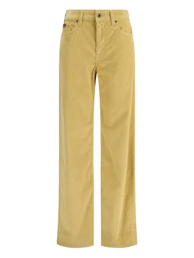 Jacob Cohen Hailey Trousers In Yellow