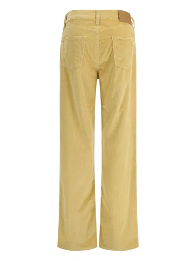 Jacob Cohen Hailey Trousers In Yellow
