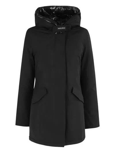Woolrich Arctic Hooded Parka In Black