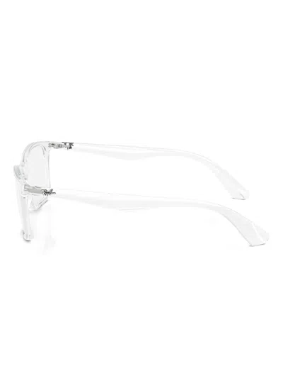 Ray Ban Rectangle-frame Glasses In Gray