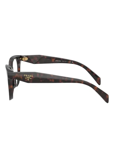Prada 0pr C06v Oversized Square Frame Acetate Sunglasses In Brown