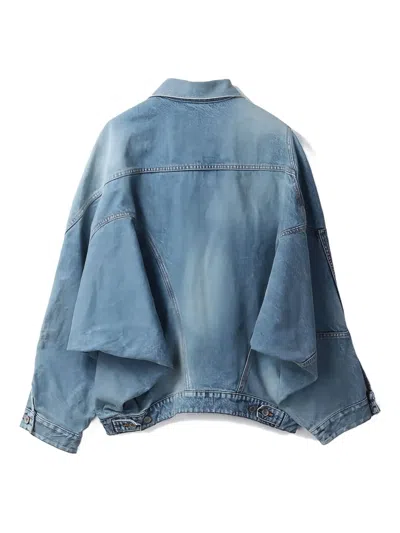 Doublet Asymmetrische Jeansjacke In Blue