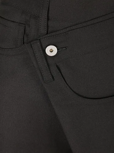 Junya Watanabe Wrap Front Skirt In Wool In Black