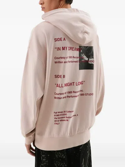 1989 Studio Hooded Sweatshirt In My Dreams Pink In Brown