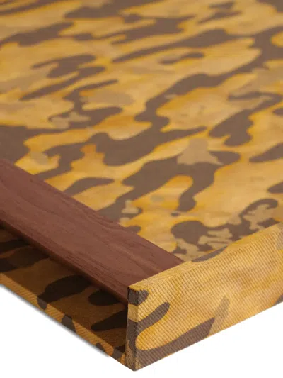 L'objet Fortuny Camo Isole Butler Tray (70cm X 50cm) In Multi