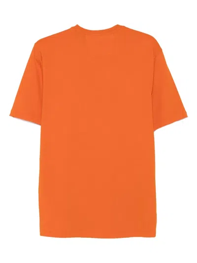 C.p. Company T-shirt Mit Logo-detail In Orange