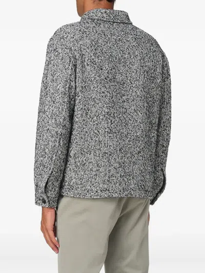 Tagliatore Buttoned Flap-pocket Jacket In Gray