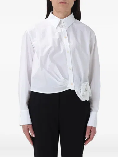 雕塑感花卉衬衫