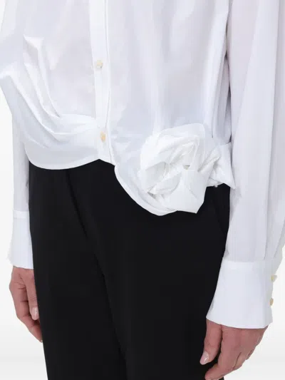 雕塑感花卉衬衫