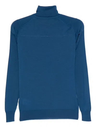 John Smedley Jersey In Blue