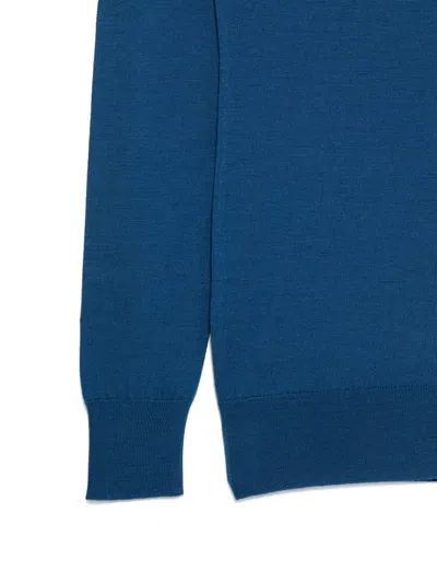 John Smedley Jersey In Blue