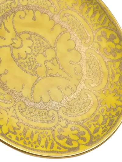 L'objet Fortuny Orsini Dessert Plates (set Of Four) In Yellow