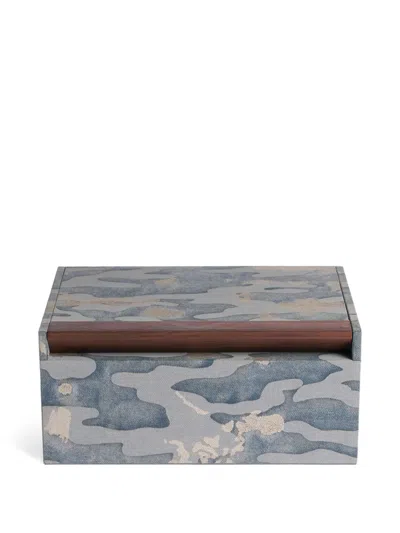 L'objet Fortuny Camo Isole Box In Blue