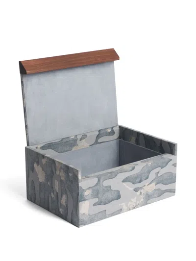 L'objet Fortuny Camo Isole Box In Blue