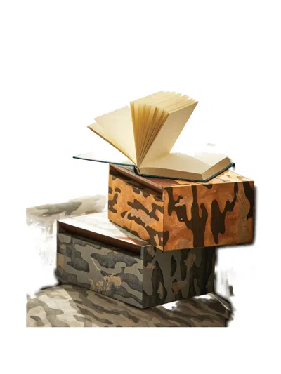 L'objet Fortuny Camo Isole Box In Blue