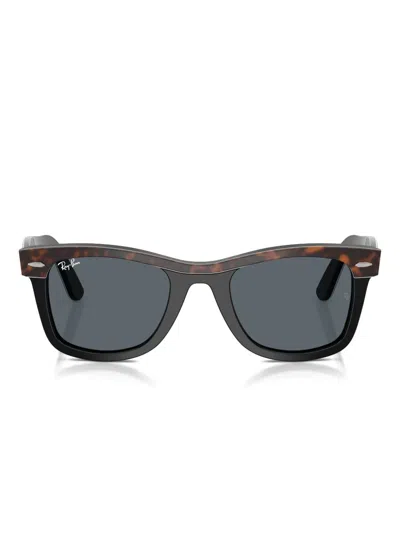 Ray Ban Wayfarer Sunglasses In Brown