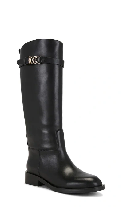 Black Suede Studio Ashley Boot In Black