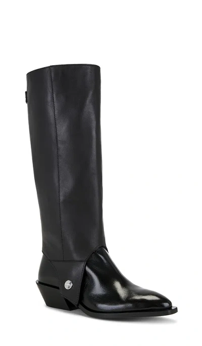 Alohas 30mm Detachable-panel Boots In Black