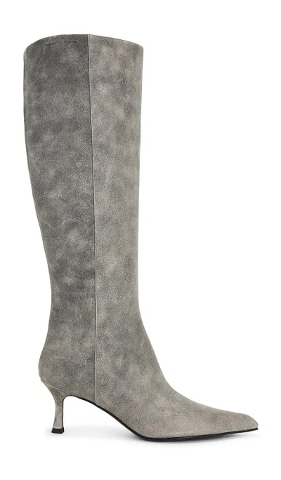 Alexander Wang Vera Tube Pointed Toe Boot In Gray