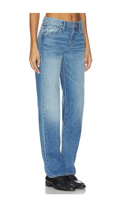 Slvrlake Remy Low Rise Straight Leg In Blue