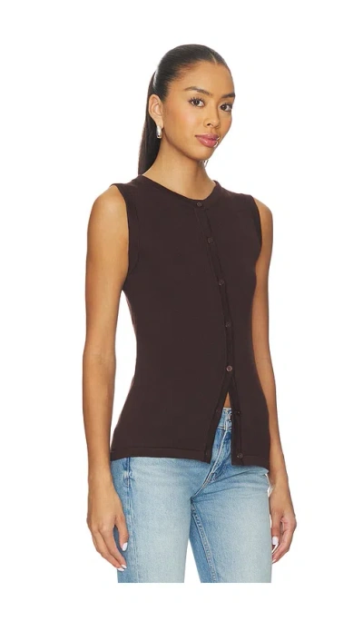 Sndys August Vest In Brown