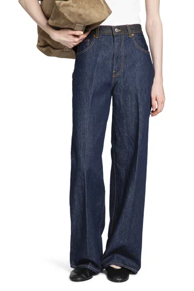 6397 Woman Blue Jeans In Blue