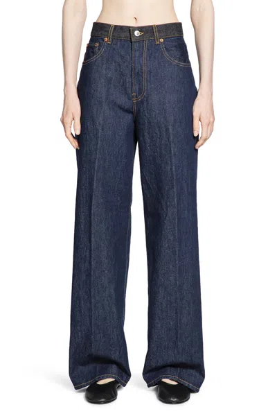 6397 Woman Blue Jeans In Blue